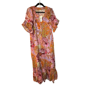 Uncle Frank Multicolor Floral Dress Go with the flow
